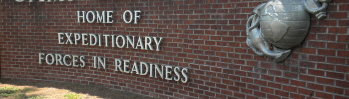 Camp Lejeune Welcome Sign